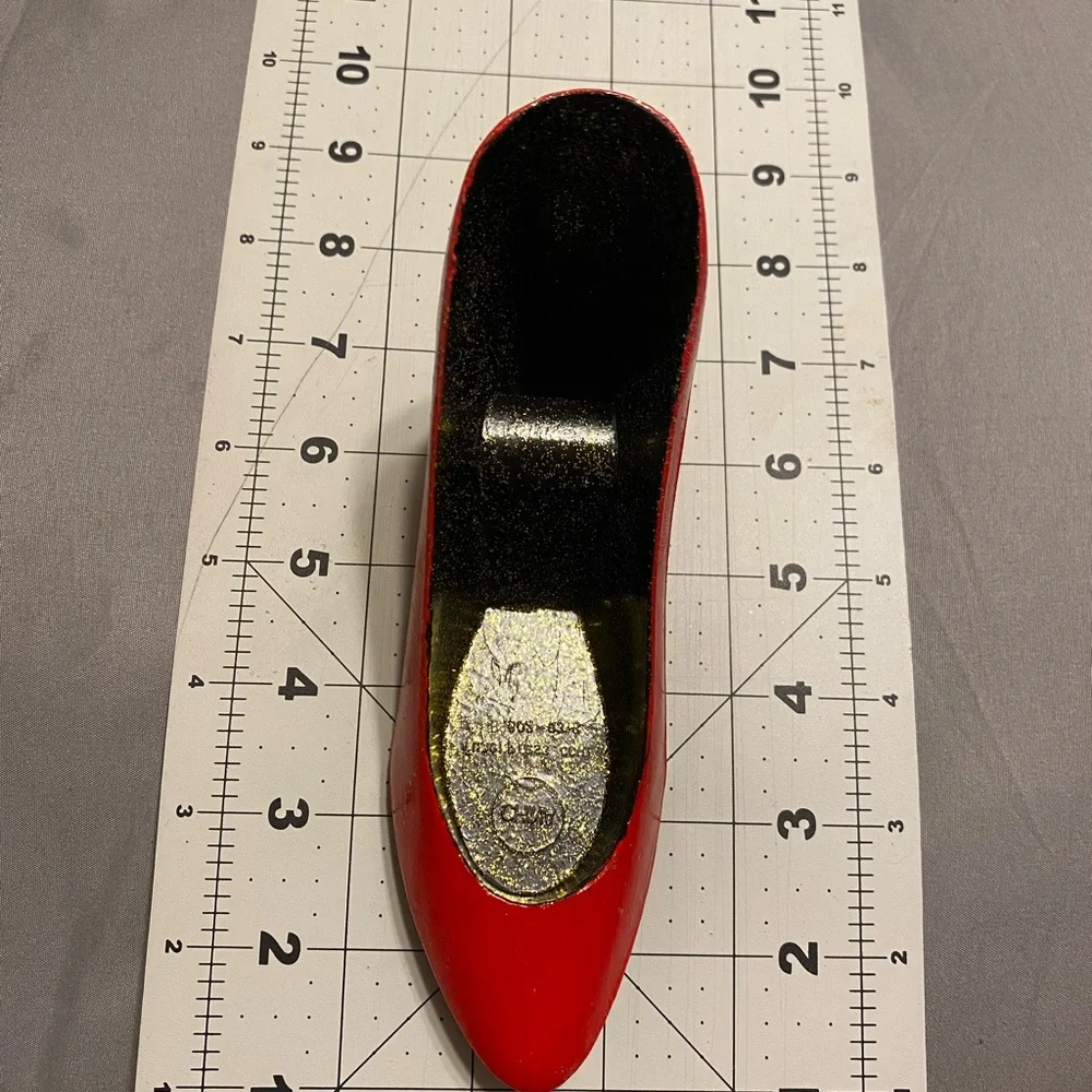⭐️5/$10⭐️ Elegant Red Plastic Shoe-Shaped Party Decorations